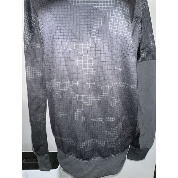 Nike Mens Size Med Air Max Camo Crew Sweatshirt Sportsear Club CZ2830 068 Gray - Picture 3 of 10